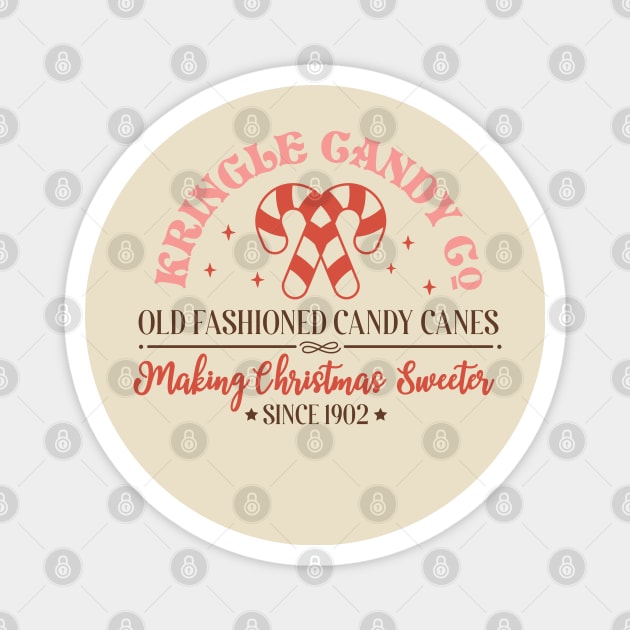 Kringle Candy Co Magnet by Nova Studio Designs